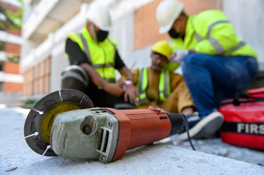 tool dropped from height